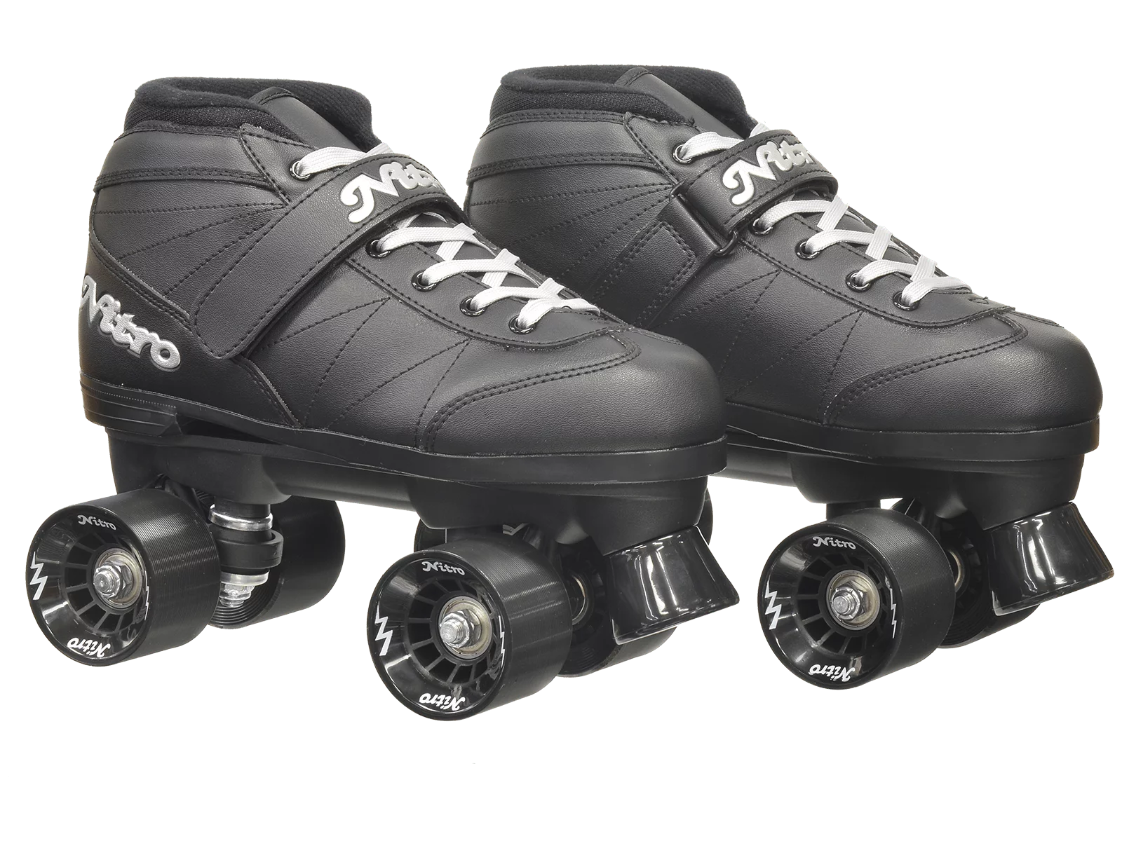 Epic Youth Super Nitro Black Quad Speed Skates Package