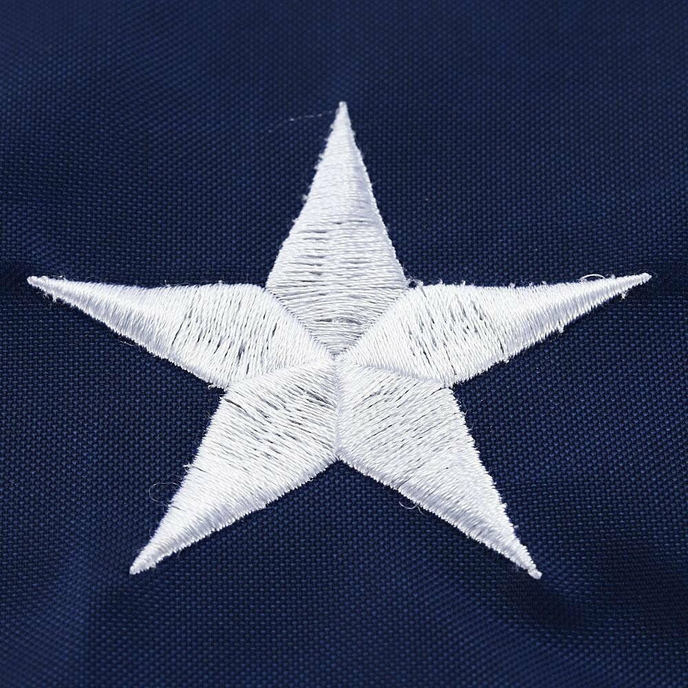 2x3 USA American Flag Nylon Heavy Duty Embroidered Stars Sewn Stripes Grommets
