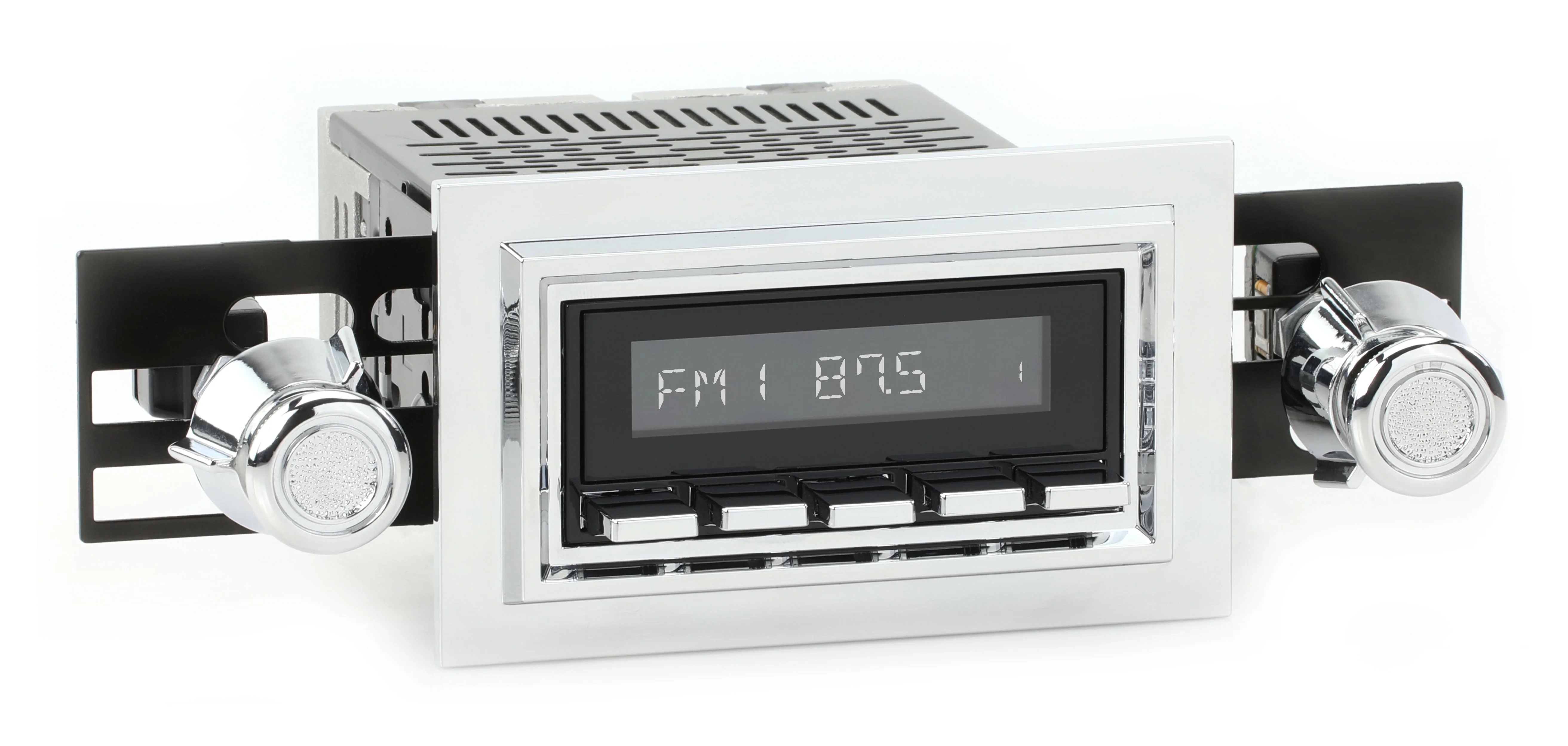 RetroRadio Compatible with 1977-79 Lincoln Continental Mark V Features Include Bluetooth, AUX, AM/FM LABC-M1-121-05P-75PL3