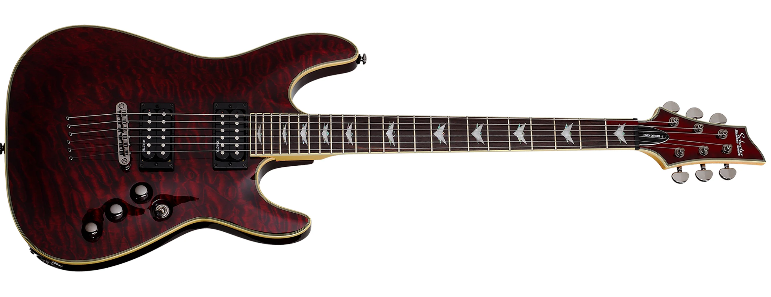 Schecter Omen Extreme-6 Electric Guitar (Black Cherry)
