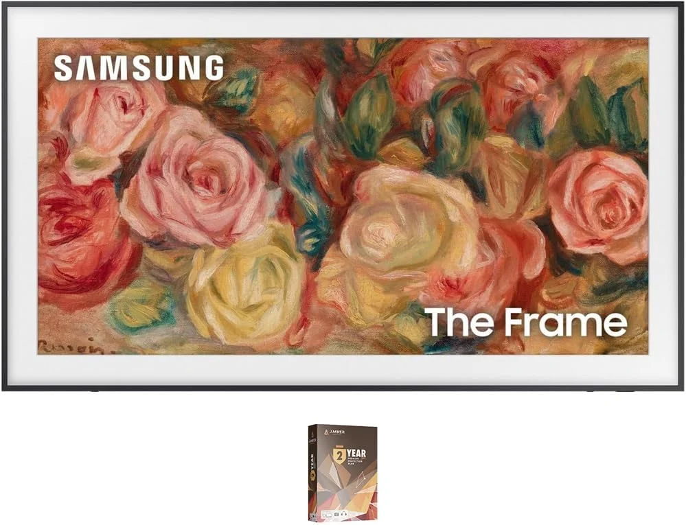 Samsung QN50LS03DAFXZA 50 Inch The Frame 4K Smart Quantum HDR TV with an Additional 2 Year Extended Protection (2024)