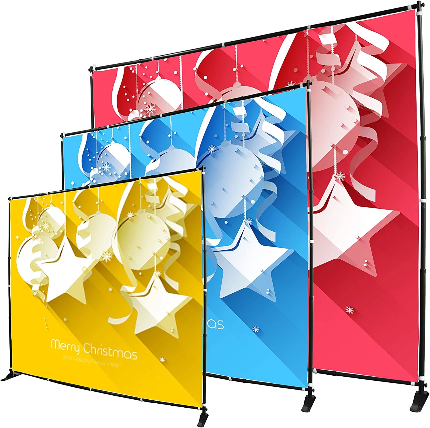 10X8ft Telescopic Banner Stand Step And Repeat Adjustable Backdrop Wall Exhibitor Expanding Display Photographic Background Trade Show Photographic Back Ground