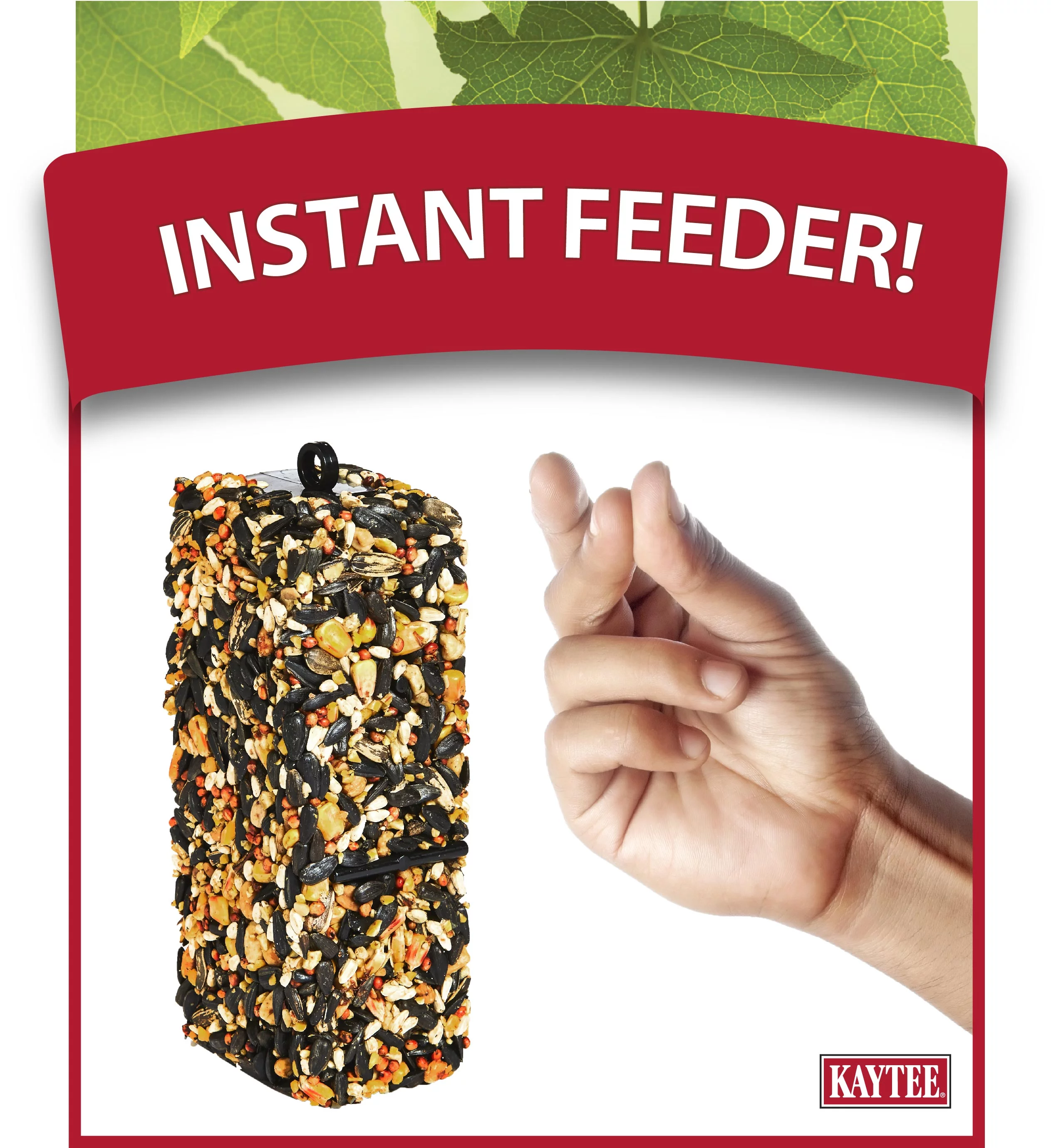 Kaytee, Ready-to-Hang, Woodpecker Bar Wild Bird Feed and Seed, 11 oz., 1 Pack, Dry