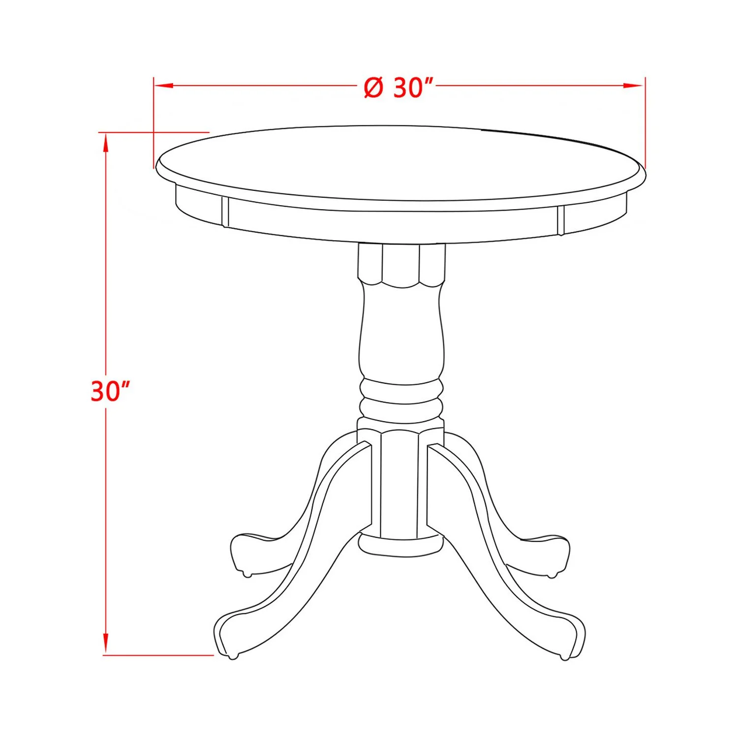 HomeStock Farmhouse Fresh 3Pc Modern Dining Table Set 2 Dining Padded Chairs And 1 Kitchen Table (Mahogany Finish)
