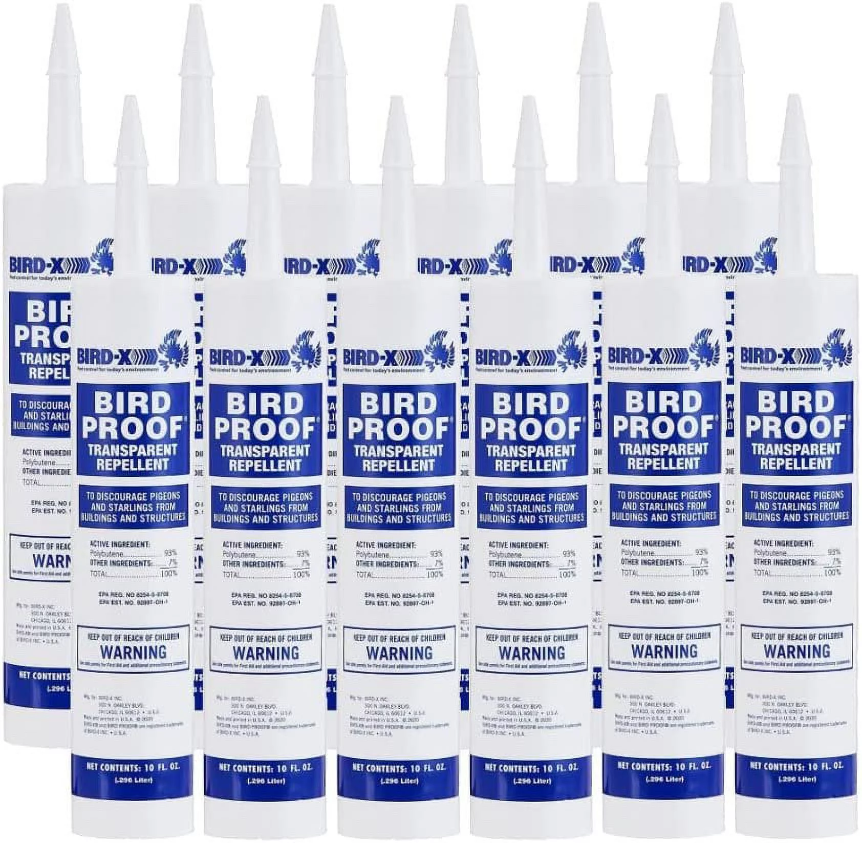 Bird Proof Bird Repellent Gel 12 pack