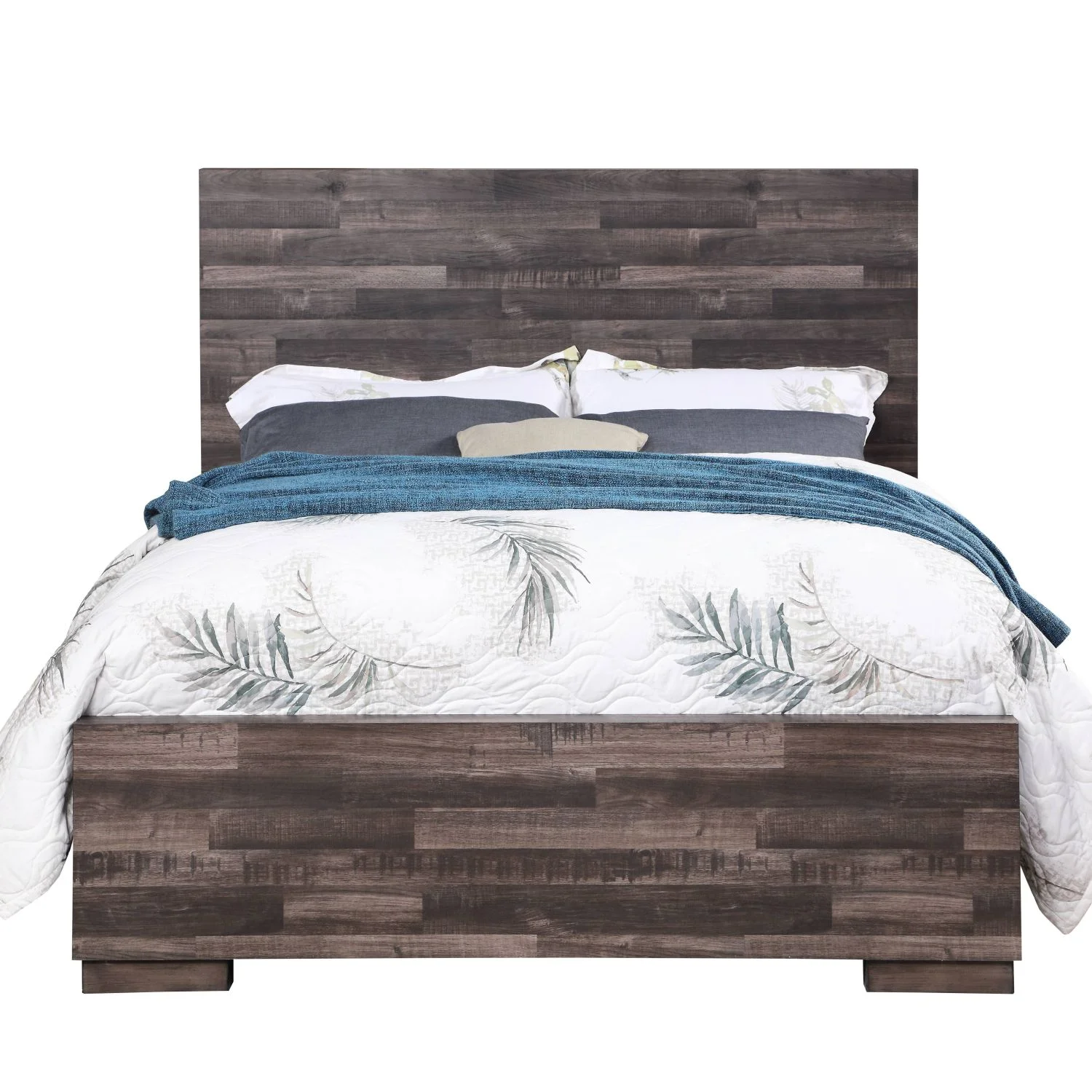 Luxurious ACME Juniper Queen Bed - Elegant and Stylish Bedroom Furniture - Modern Design with Comfortable Upholstered Headboard and Sturdy Wooden Frame - Perfect Addition to Your Sleeping