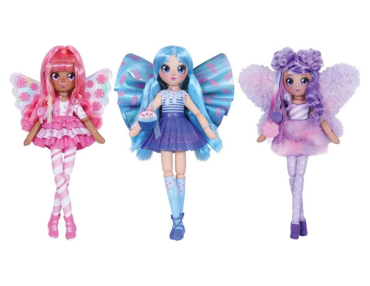 Dream Seeker Magical Fairy Fashion Doll 3 Pack, Candice, Lolli-Ana and Coco, Girls 5+