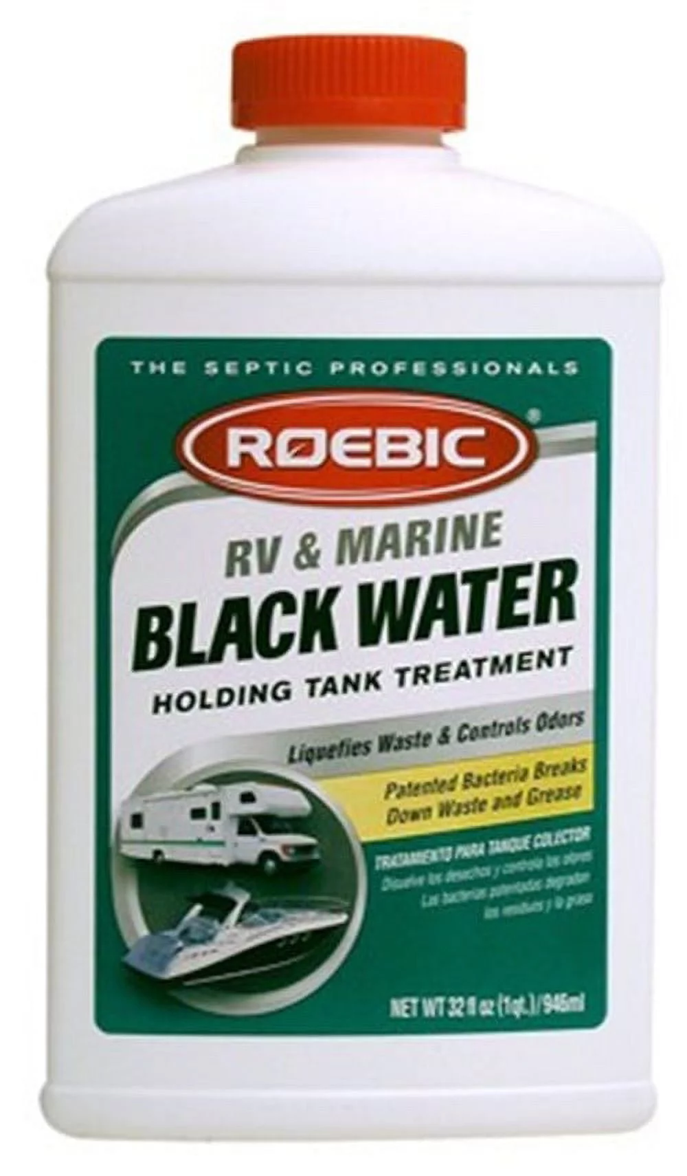 Roebic RV-Q-12 32-Ounce RV and Marine Water Treatment, Black