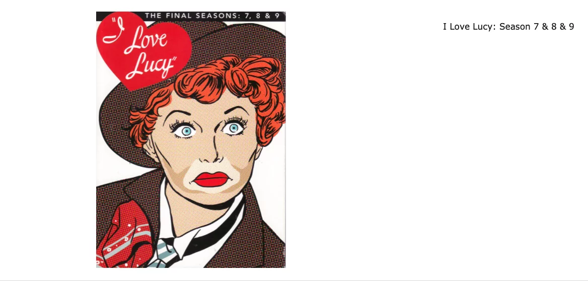 I Love Lucy: Season 7 & 8 & 9 (DVD)