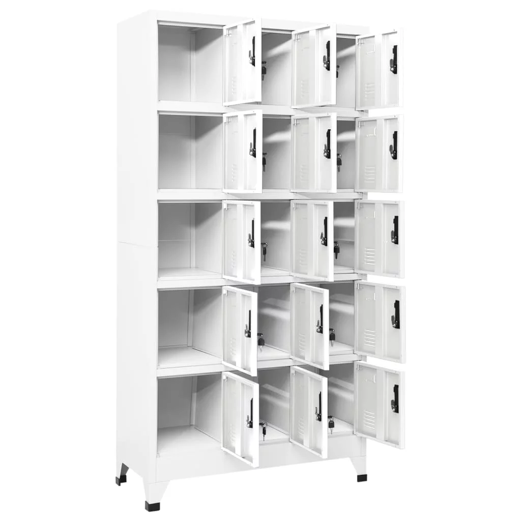 Locker Cabinet White 35.4