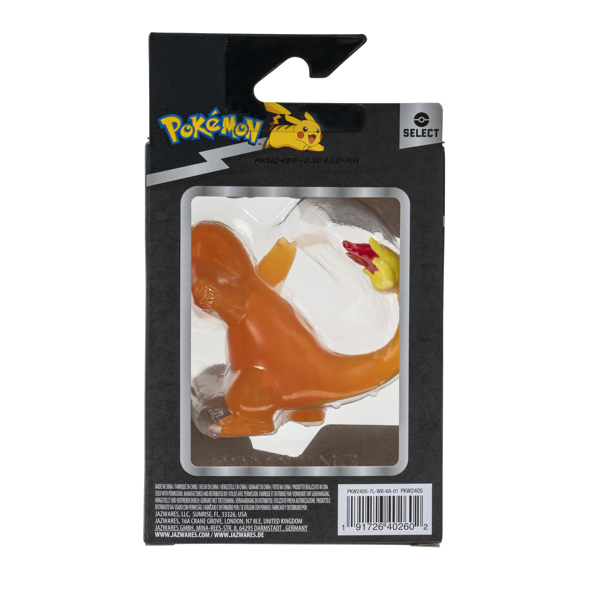 POKEMON - 3 inch Charmander Battle Figure from Translucent Material