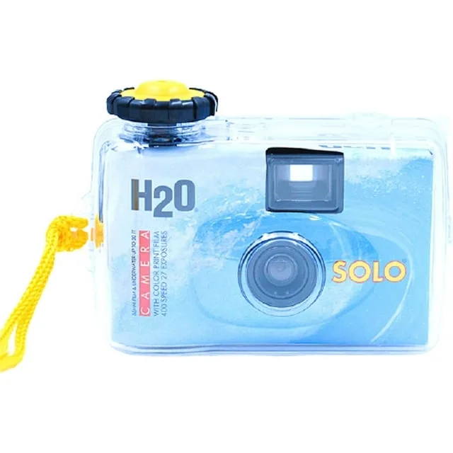 Waterproof Disposable Camera Single Use 35mm Film - 400 Speed, 27 Exposures (4 Pack)