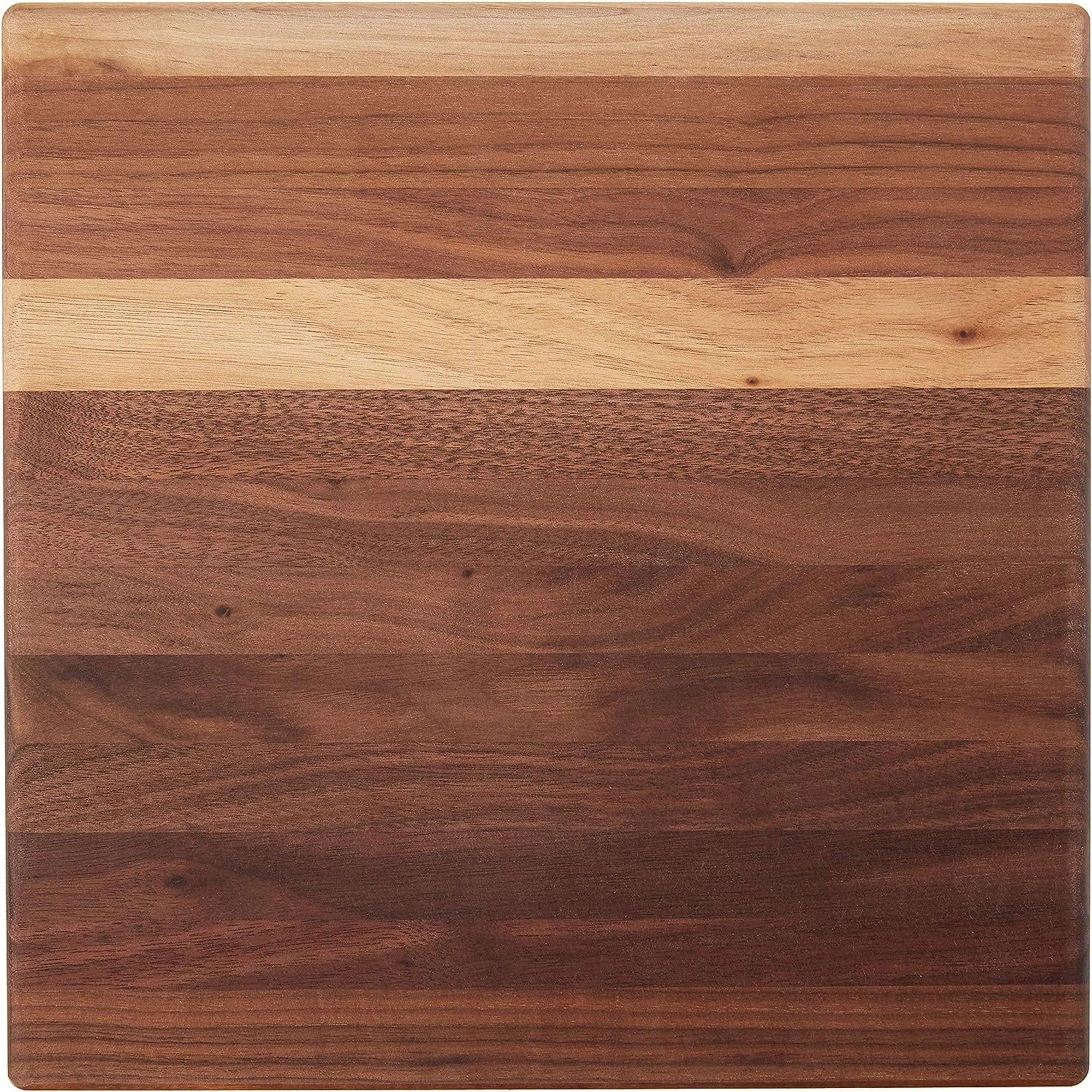 John Boos B Series Square Wood Cutting Board with Feet, 12