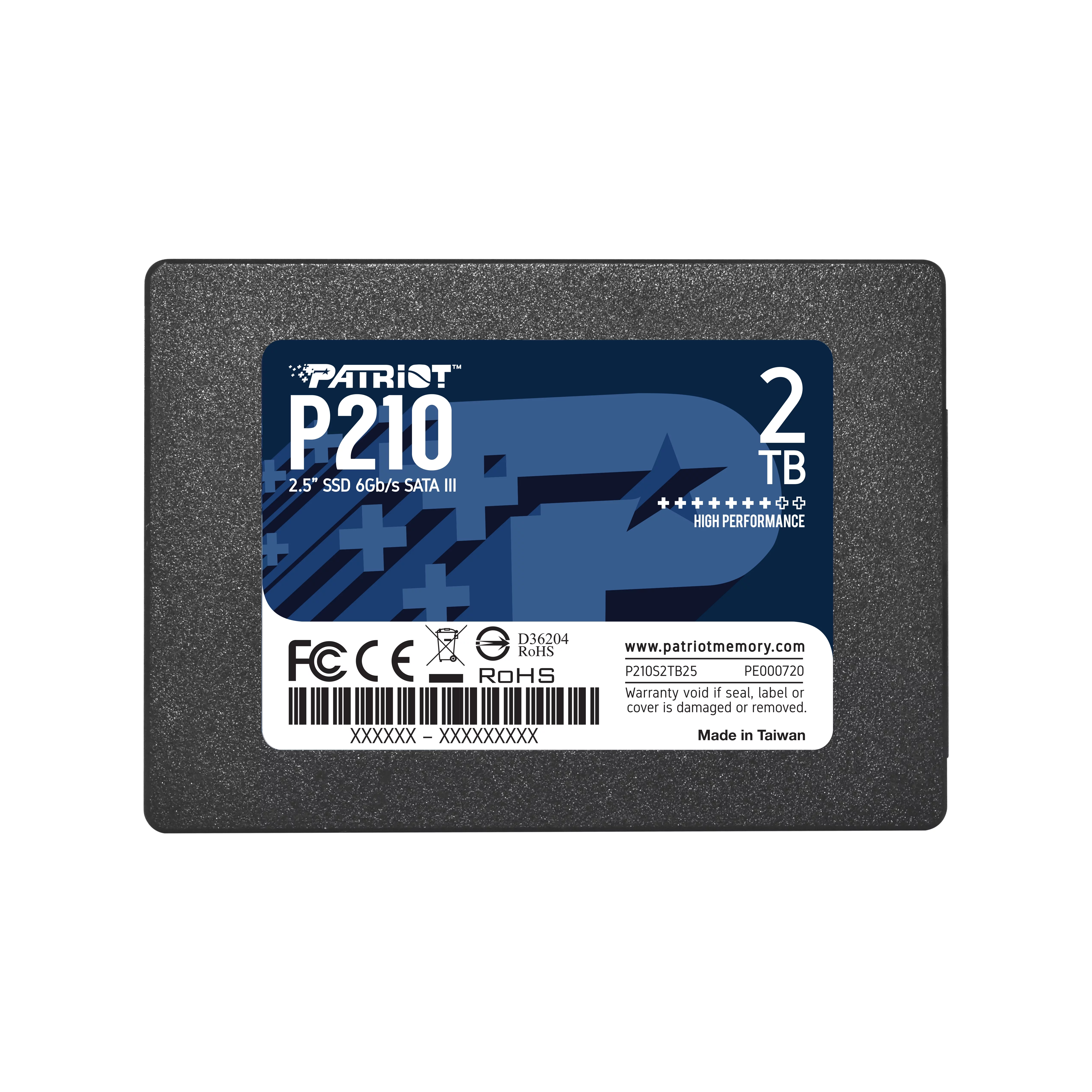 Patriot P210 2TB Internal SSD - SATA 3 2.5