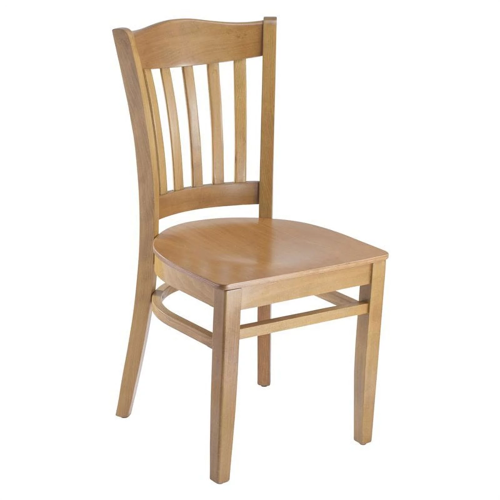Hybrid Side Chair in Cherry with Wood Seat (Set of 2)