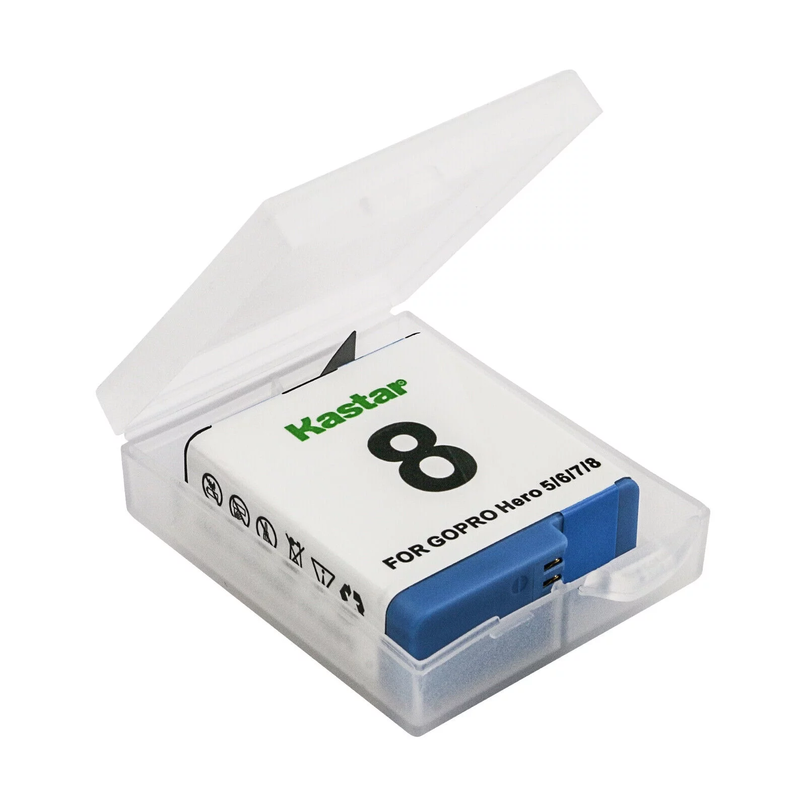 Kastar 3-Pack Battery and LTD2 USB Charger Replacement for Gopro HERO 8, Hero 6 HD Silver, Hero 5 Action Camera, HERO5 Black, Hero 5 HD Black, HERO5 Silver, Hero 5 HD Silver, HERO Camera, HERO 2018