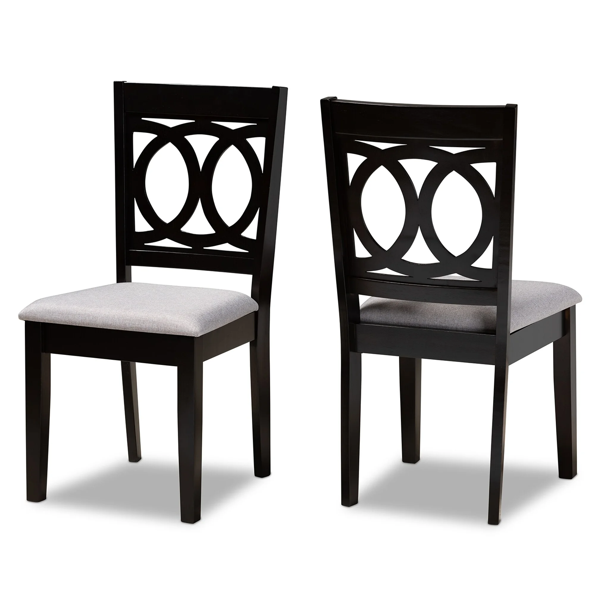 Copper Grove  Taizz Modern Upholstered 2-piece Dining Chair Set Grey