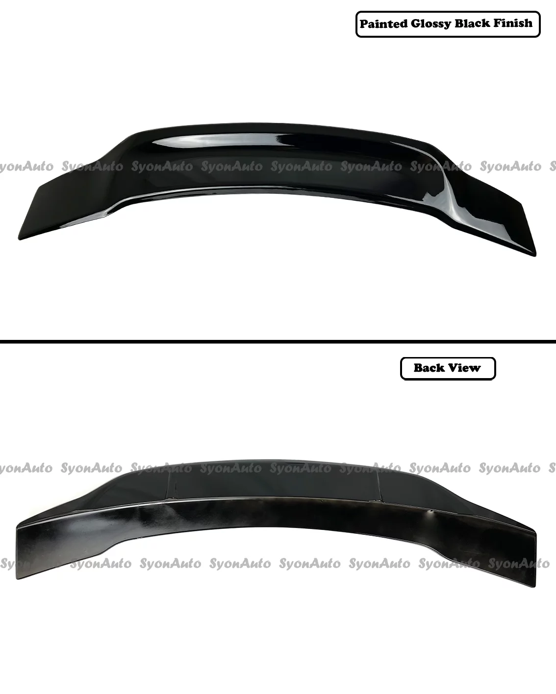 FITS 2012-2015 HONDA CIVIC SEDAN GLOSSY BLACK RS STYLE HIGHKICK TRUNK SPOILER WING