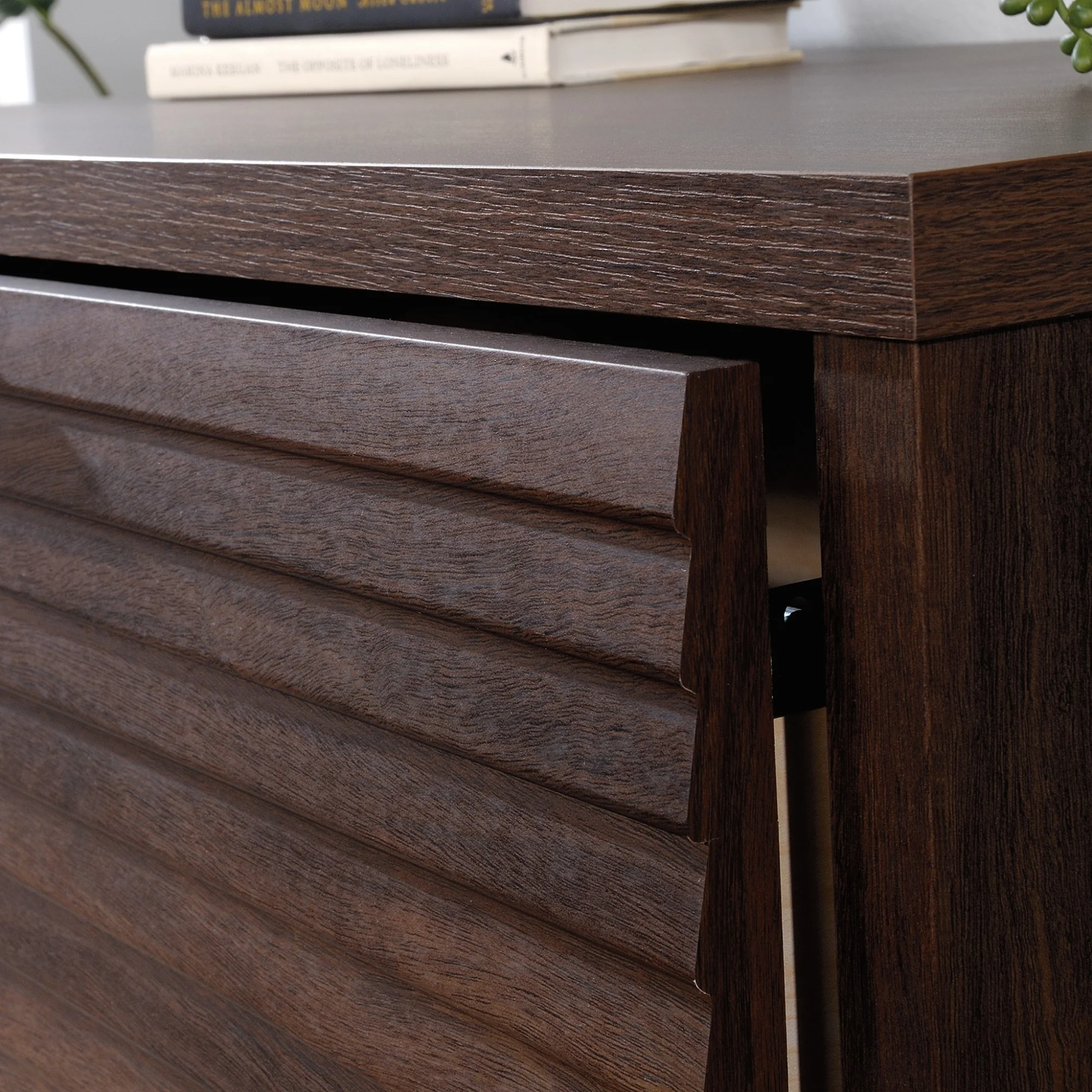 Sauder Palo Alto Engineered Wood Lateral File Cabinet in Spiced Mahogany