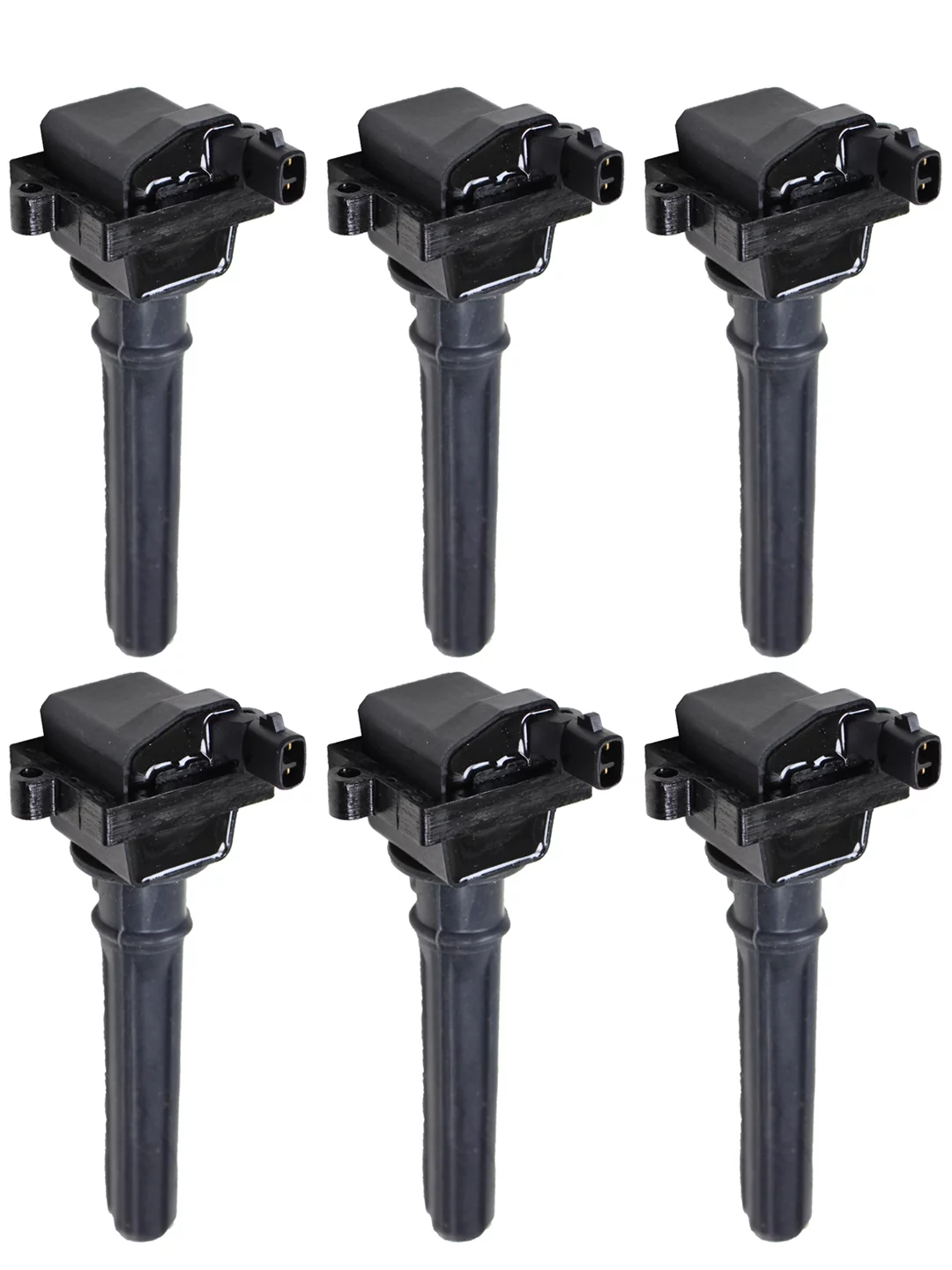 Set of 6 Ignition Coils Compatible with 1998-2004 Dodge Intrepid 2.7L V6 Replacement For UF199 C1179