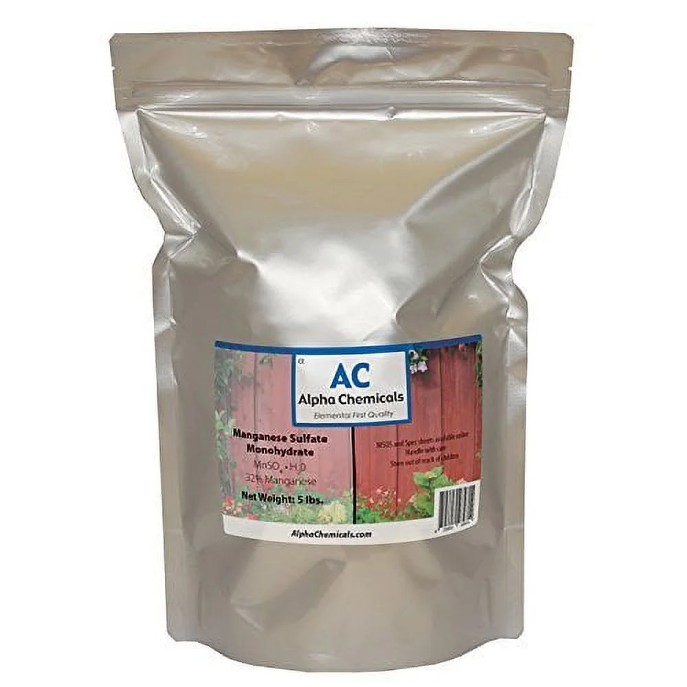 Manganese Sulfate Monohydrate - 32% Mn - 5 Pounds