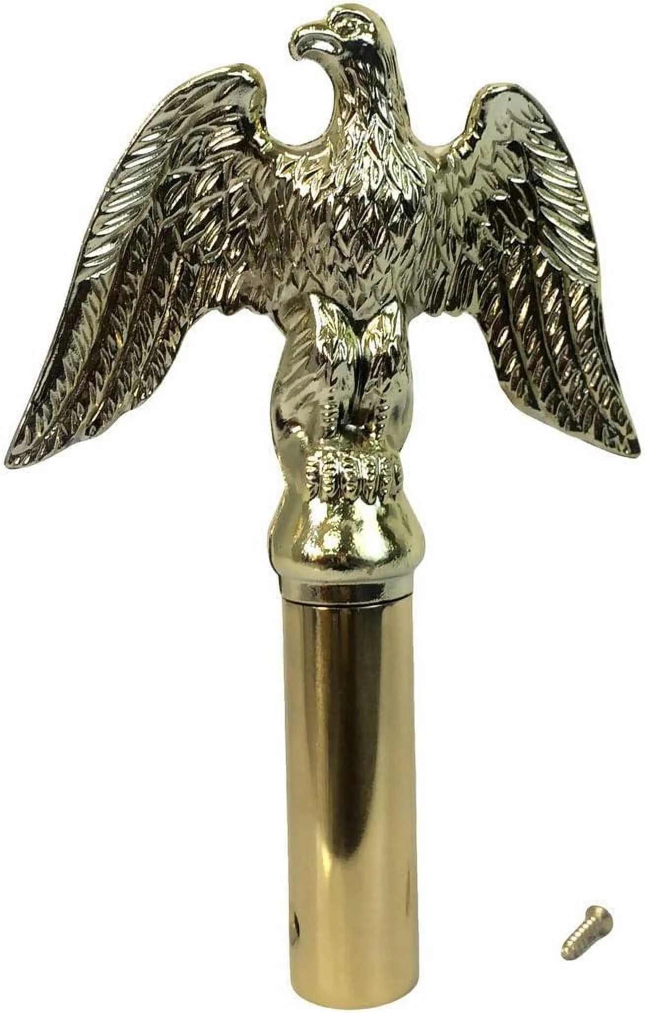 Aluminum Perched Eagle For Indoor Or Parade Flagpole Finial Topper