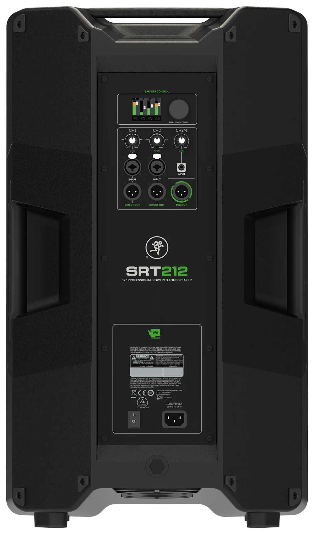 (2) Mackie SRT212 12” 1600 Watt Powered DJ PA Speakers+Stands+Sub+Headphones+Mic