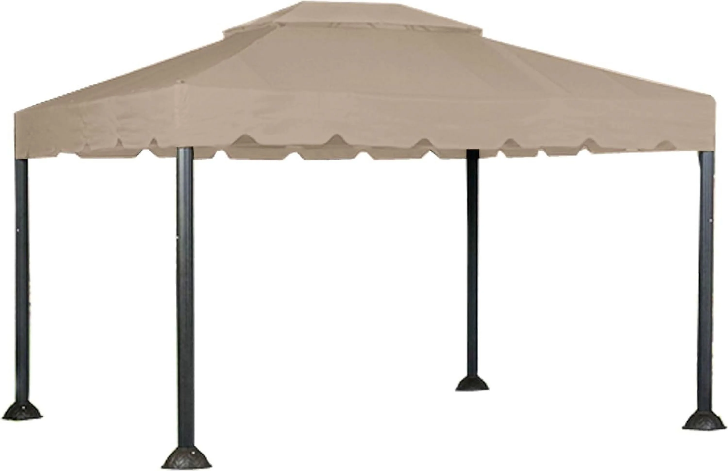 10 X 12  House Gazebo Replacement Canopy Top Cover  Netting - Riplock 350