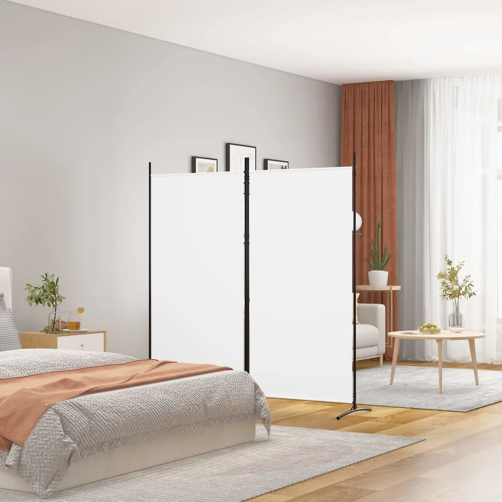 Anself 2-Panel Room Divider White 68.9