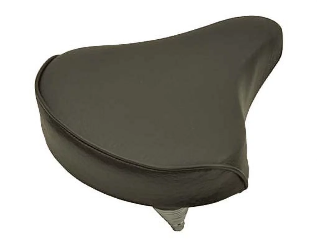 Alta Beach Cruiser Vinyl Bike Saddle, Multiple Colors. (Black)