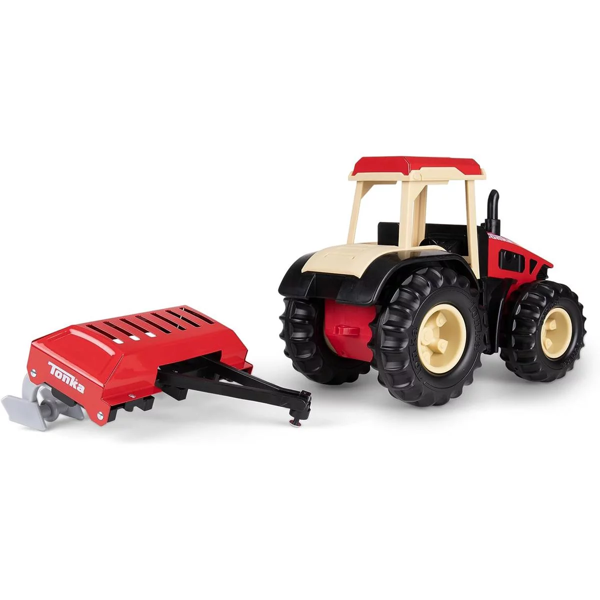 Tonka Steel Classics Retro Cab Tractor with Red Plow 06221