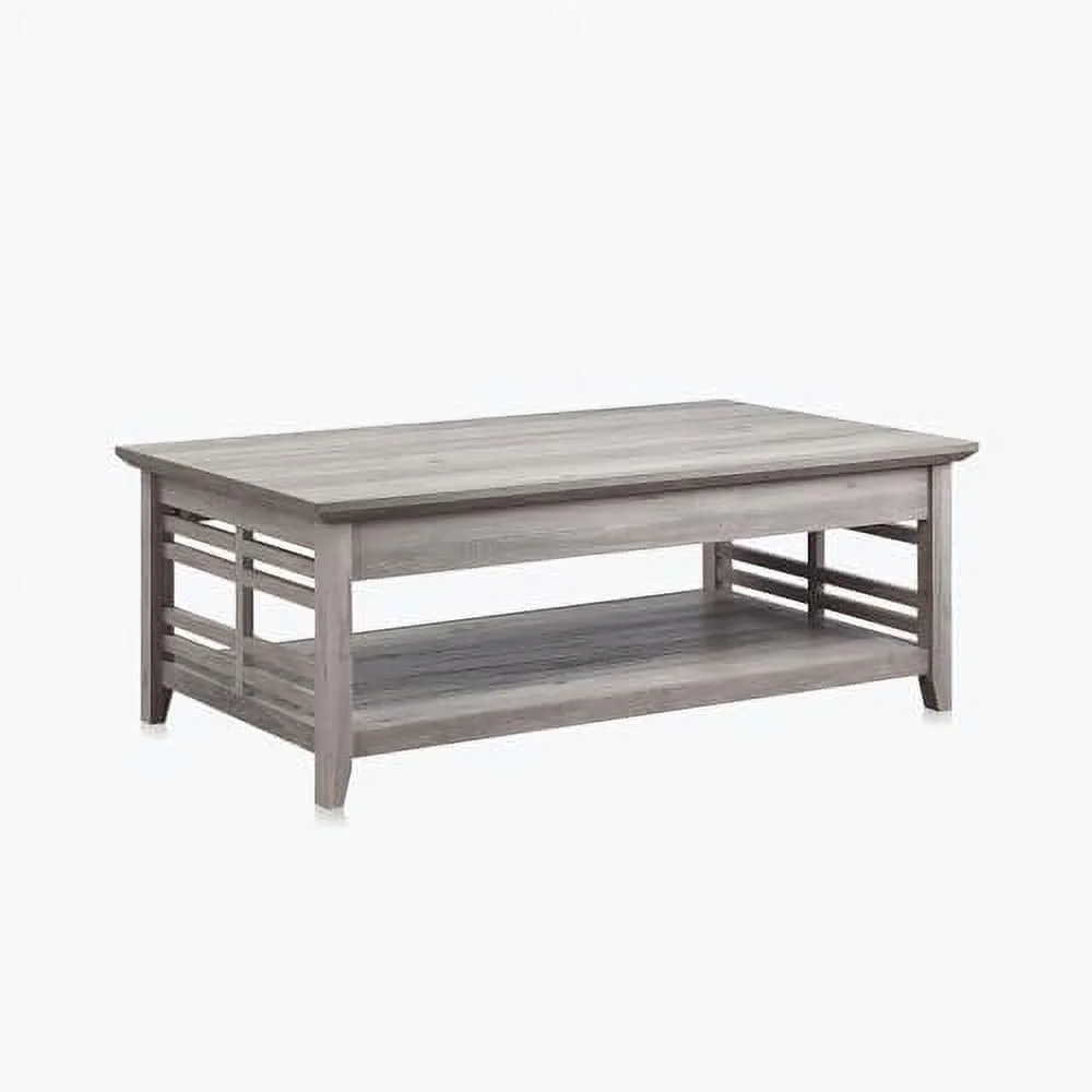 CHFBC Modern Wood Coffee Table with   Two Tier Rectangular Stylish Decor for Living Room Conversation Leisure Occasions - 48 Inch - Norrell (Espresso)