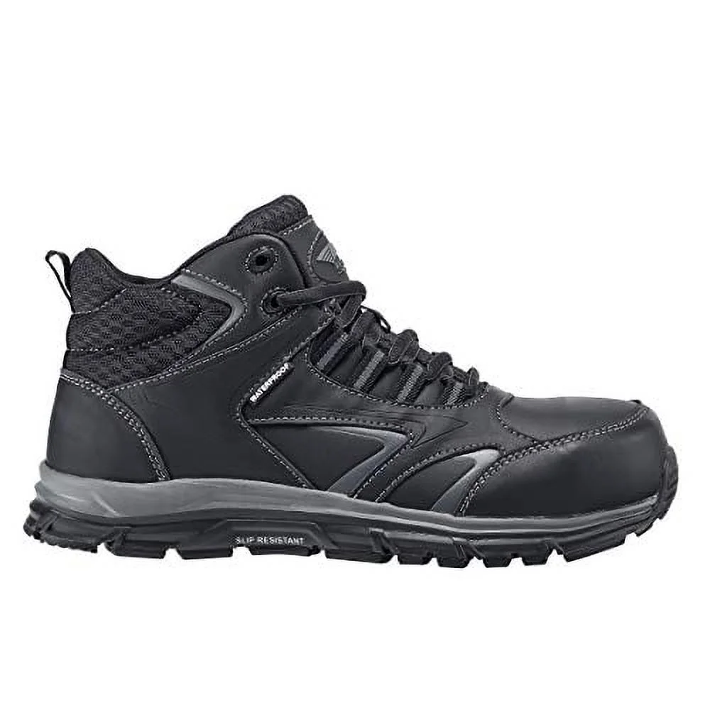 Avenger Men's Thresher Waterproof Work Shoes Alloy Toe Black 7 D(M) US