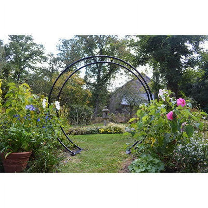 Kinsman AMMG84 81 x 87 in. Moon Gate Arch, Black