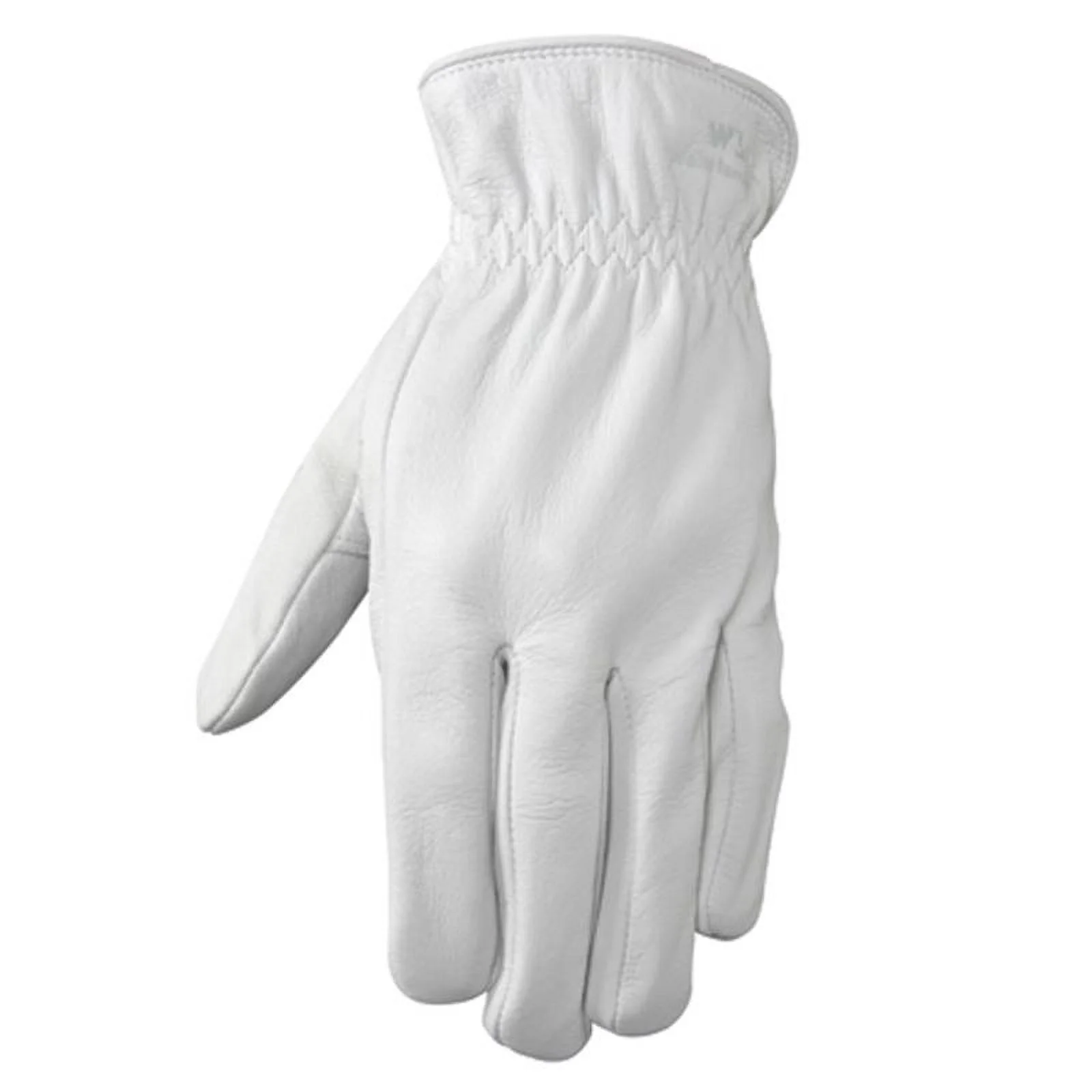 1 Pc, Wells Lamont M Goatskin Leather Driver Pearl Gray Gloves