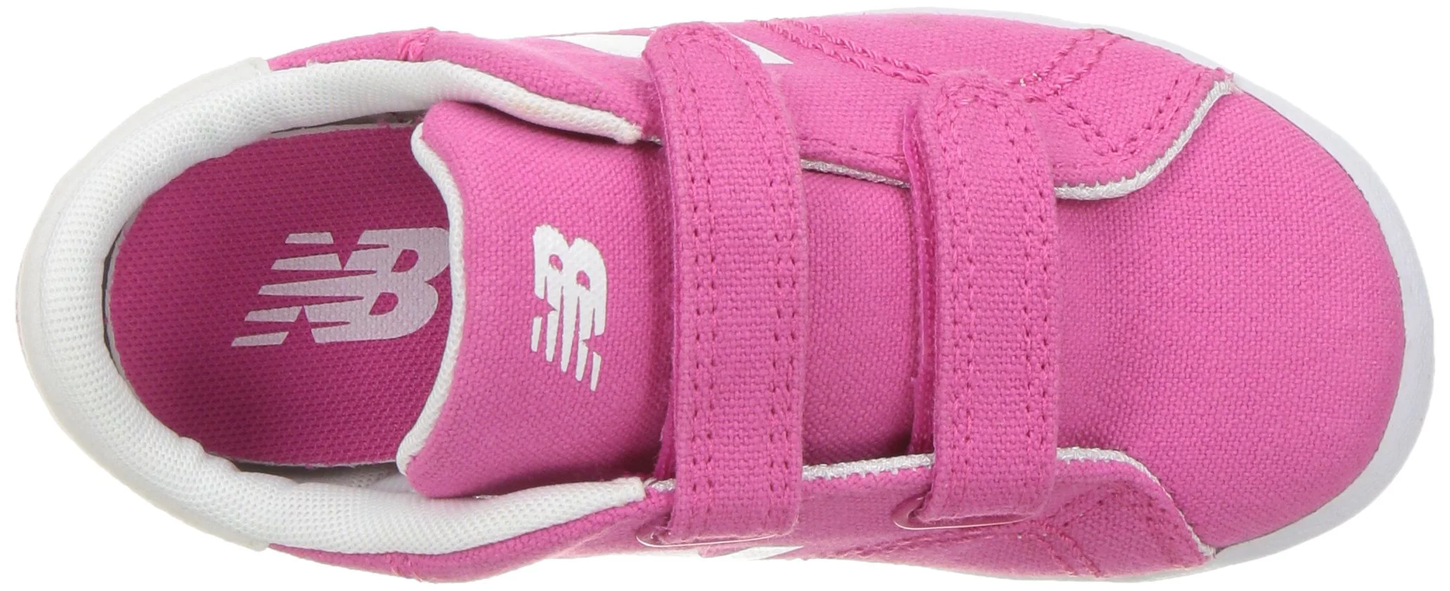 New Balance KVCRTPWI: Court Hook & Loop Pink White Sneaker (7 M US Toddler, Pink White)