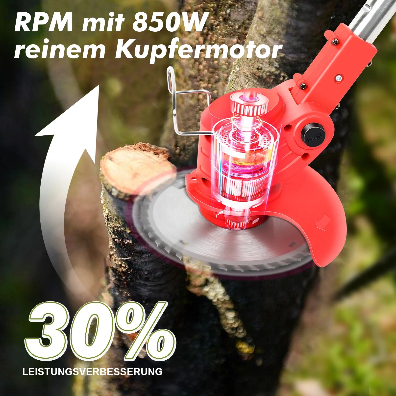 Cordless Grass String Trimmer Electric Weed Lawn Eater Edger Yard Cutter Mower