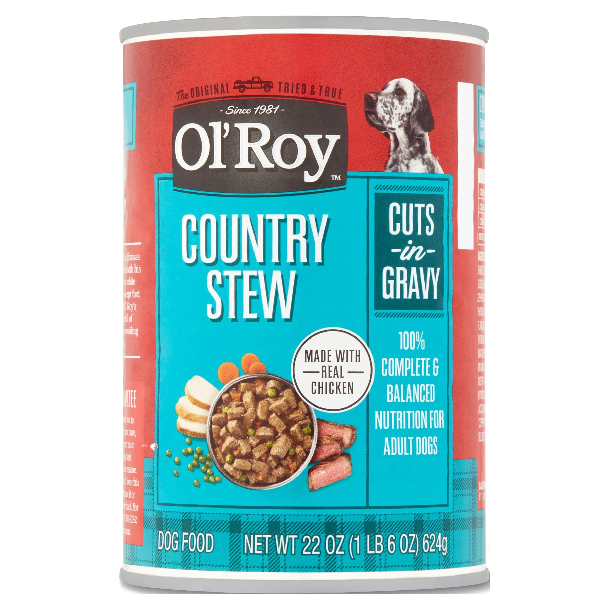(12 pack) Ol' Roy Country Stew Cuts in Gravy Wet Dog Food, 22 oz Can