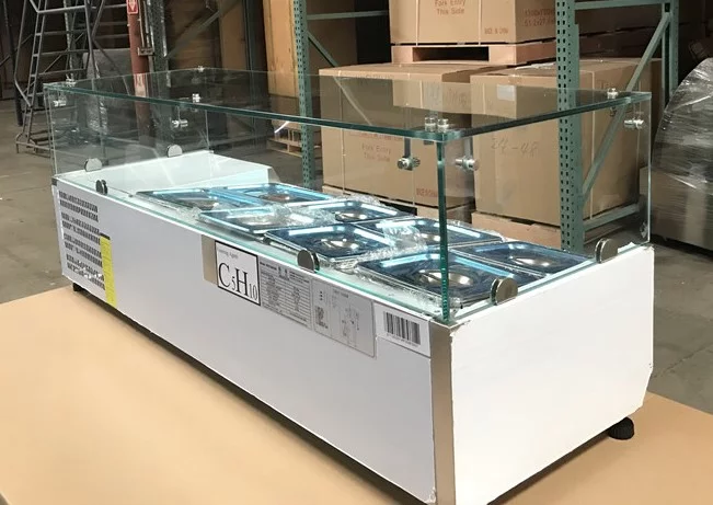 48 ins condiment station Sandwich Prep Table VRX1200 NSF