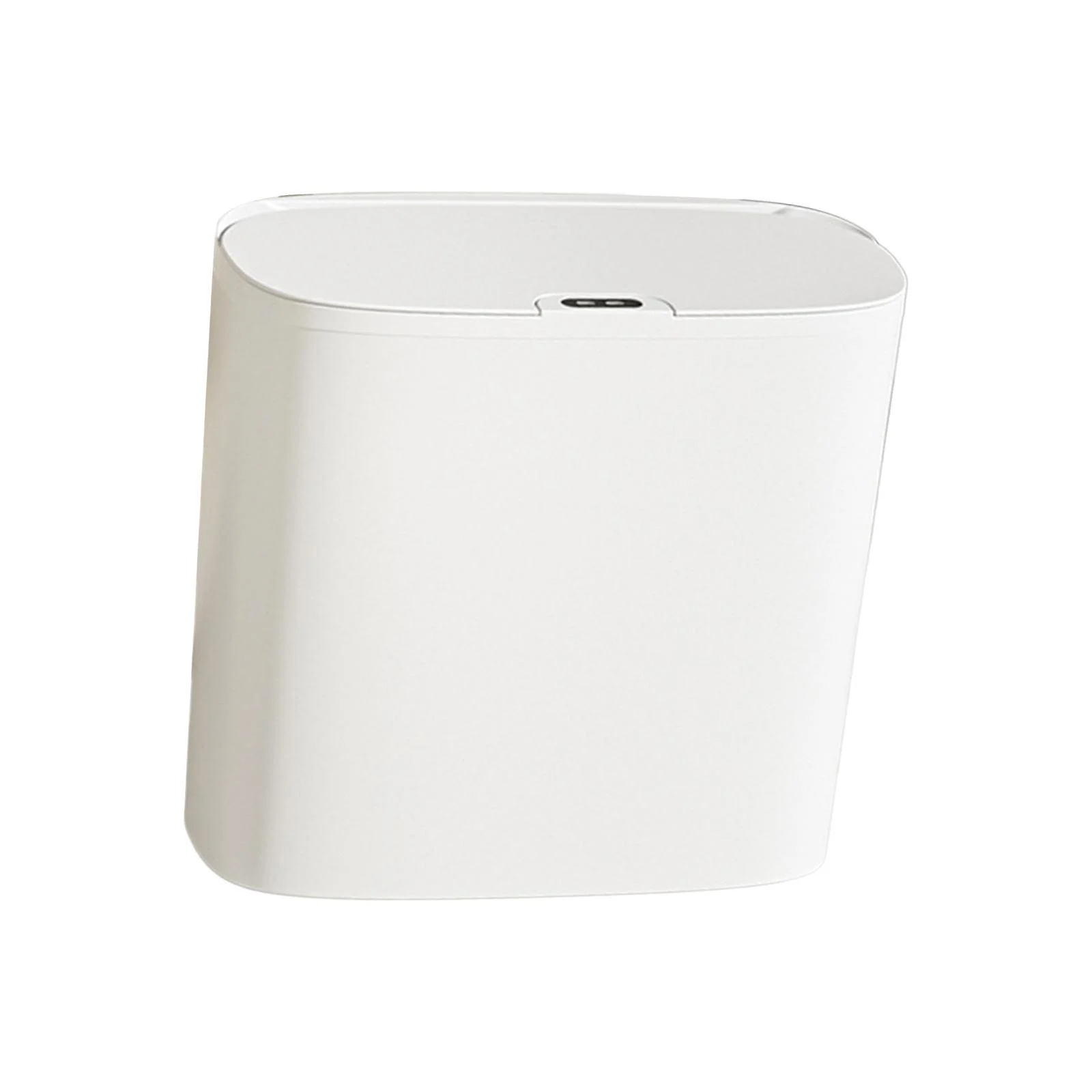 Hanging Kitchen Trash Can Waste Bin RV Bathroom with Cover Wall Mounted Waste Bin Durable Compost Bucket under Sink Trash Bin White