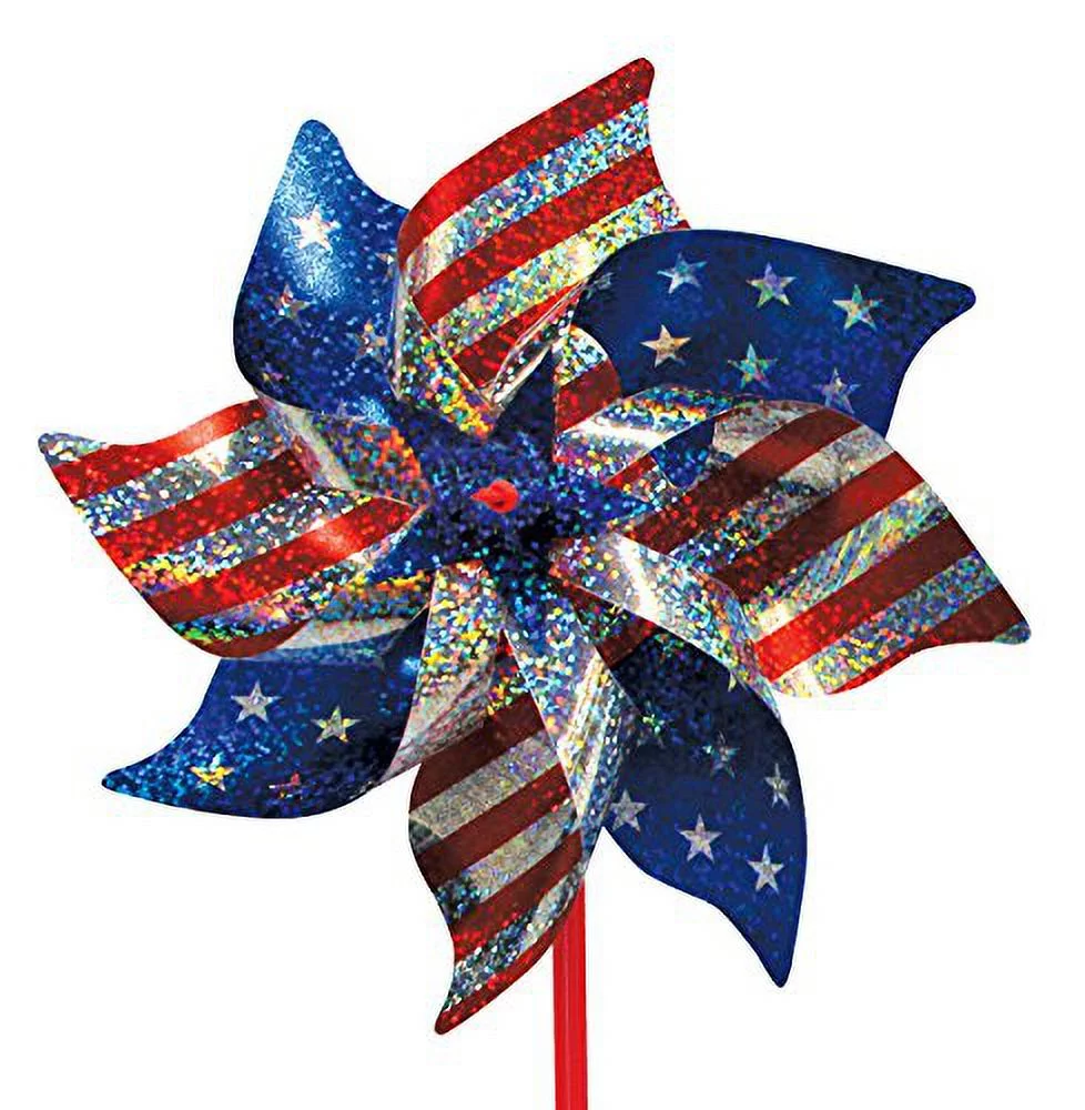 In the Breeze Stars & Stripes Pinwheels (Pack of 8)