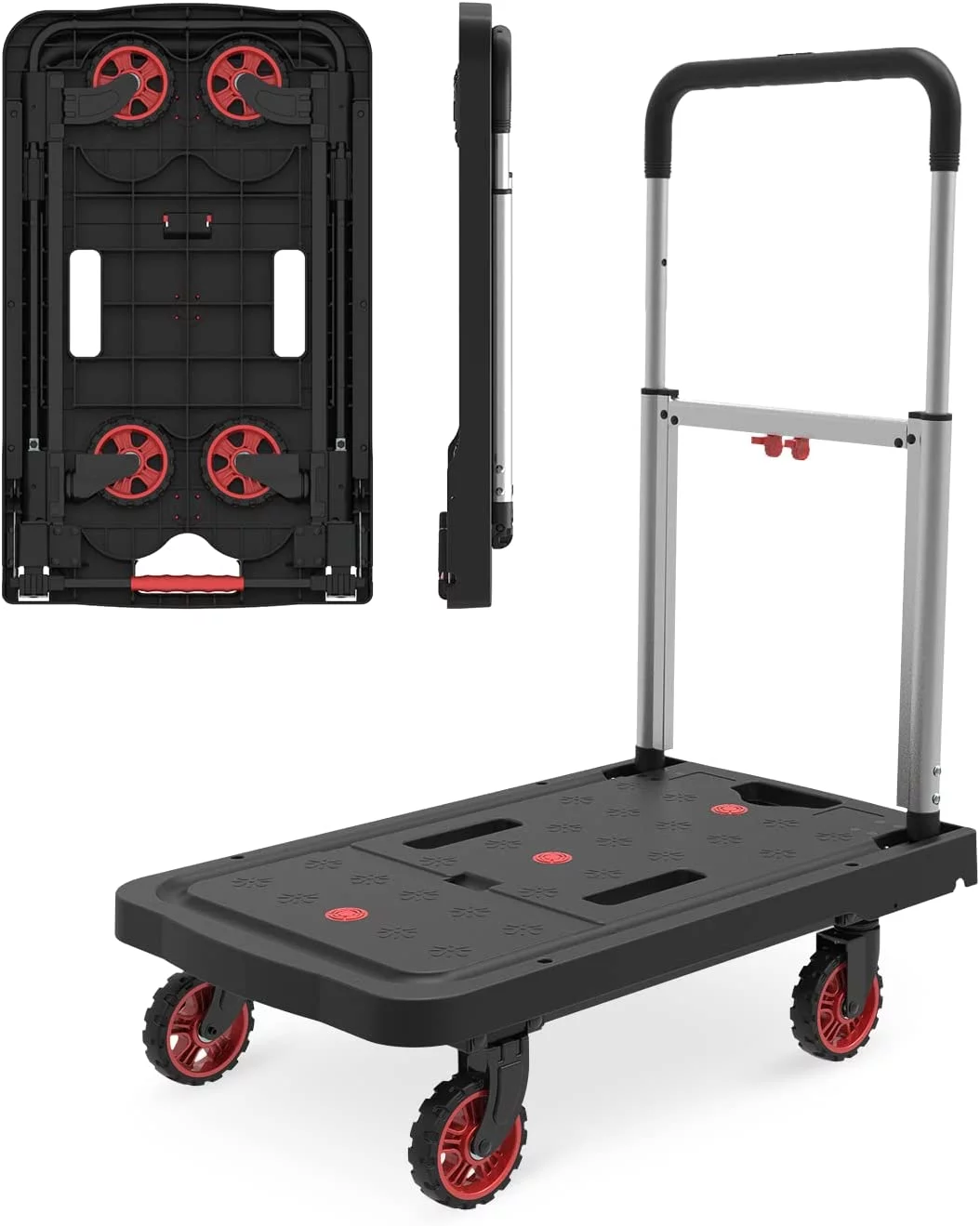 Bluetti Foldable Trolley Cart for Power Stations AC200P/AC200MAX/EP500/PRO/AC300+B300 Solar Generator, 330 lbs Capacity