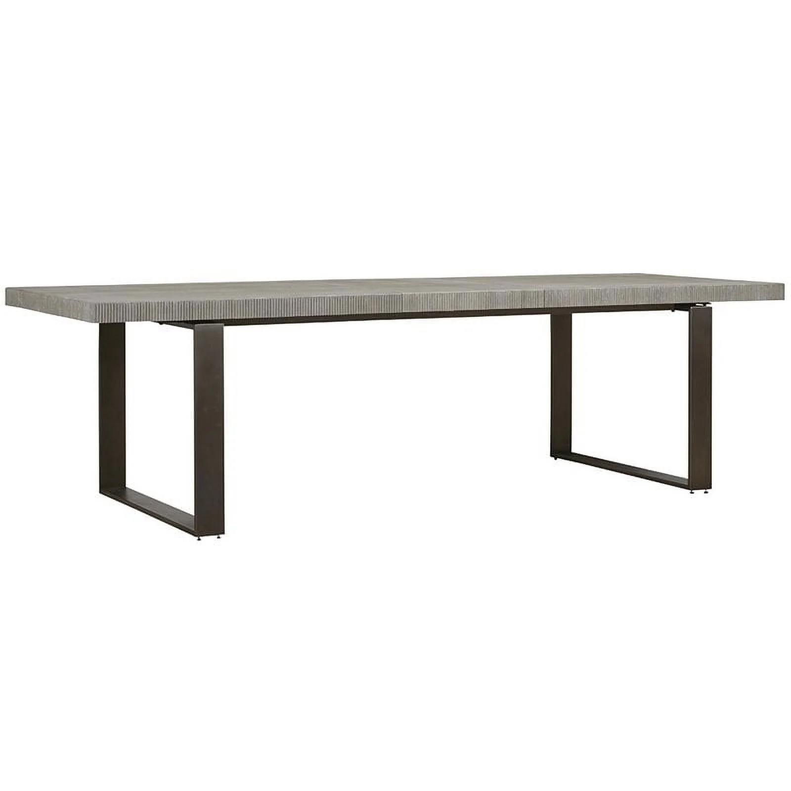 Pemberly Row Modern Robards Butterfly Leaf Dining Table in Flint