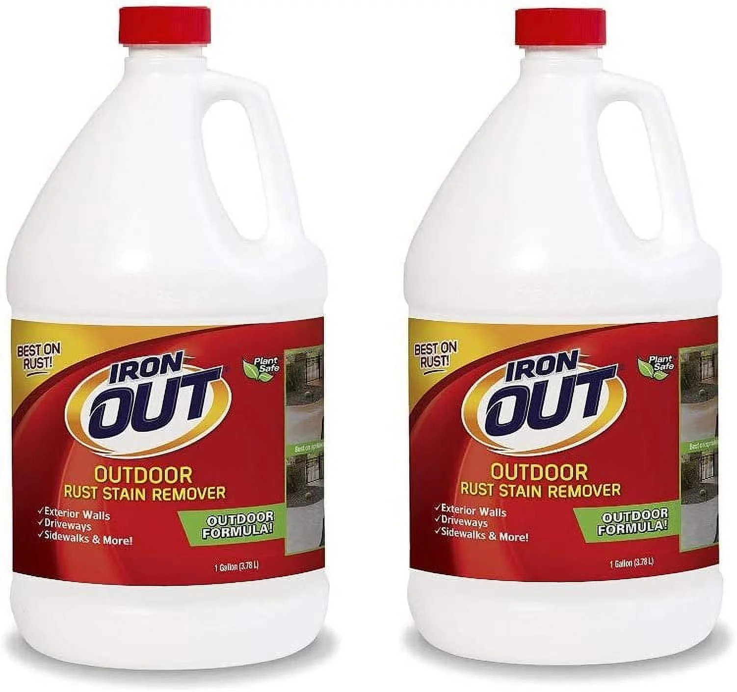 Iron Outdoor Rust Stain Remover, 1 Gallon, 2-Pack, 2 Count