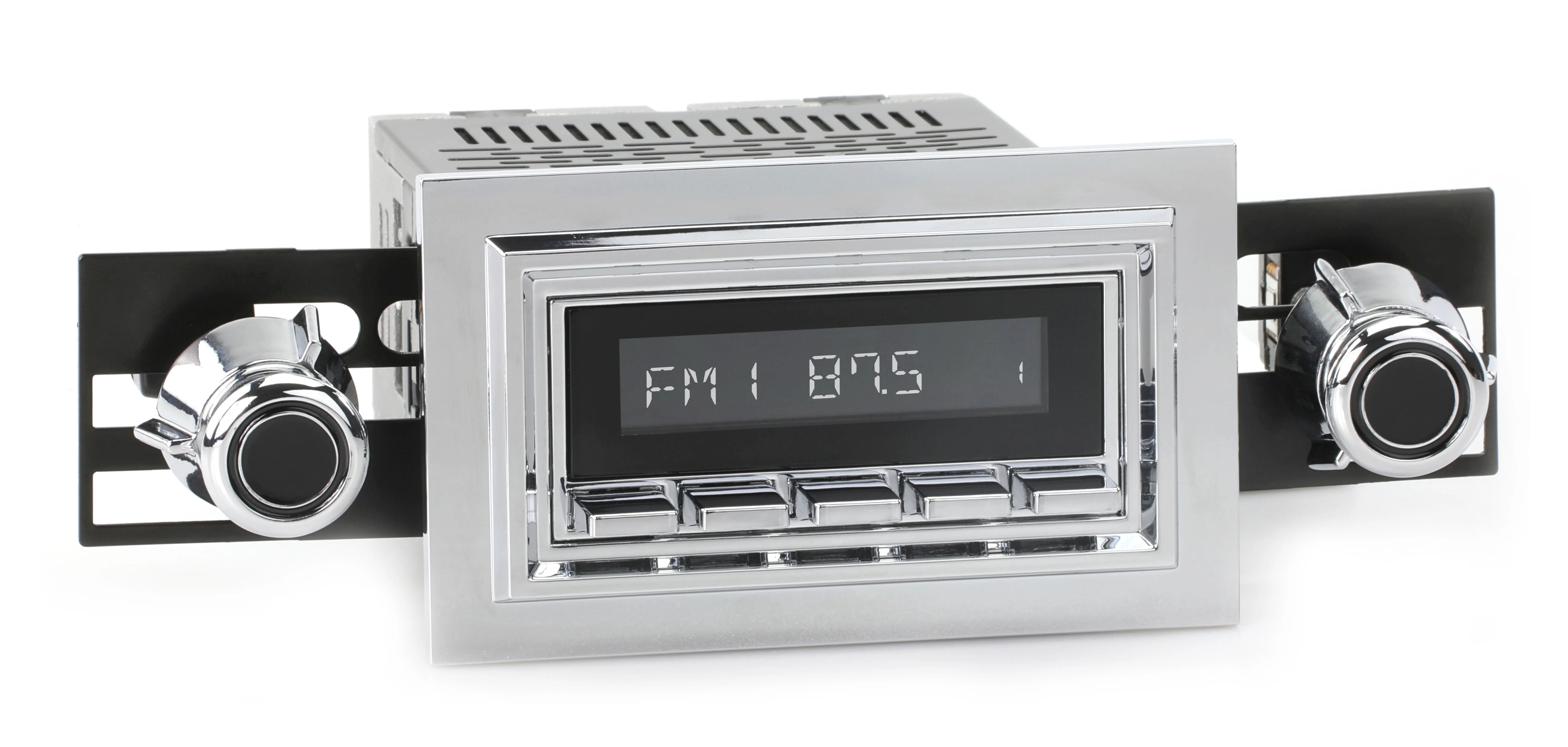 RetroRadio Compatible with 1977-79 Lincoln Continental Mark V Features Include Bluetooth, AUX, AM/FM LAC-M1-121-55P-75PL3