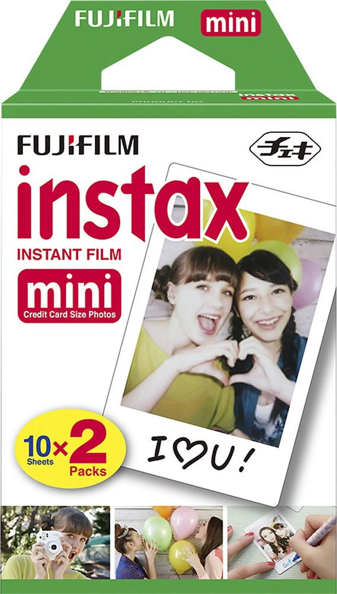 Fujifilm INSTAX Mini 9 Instant Film 5 Pack 50 SHEETS (White) For Fujifilm instax Mini 9 Cameras