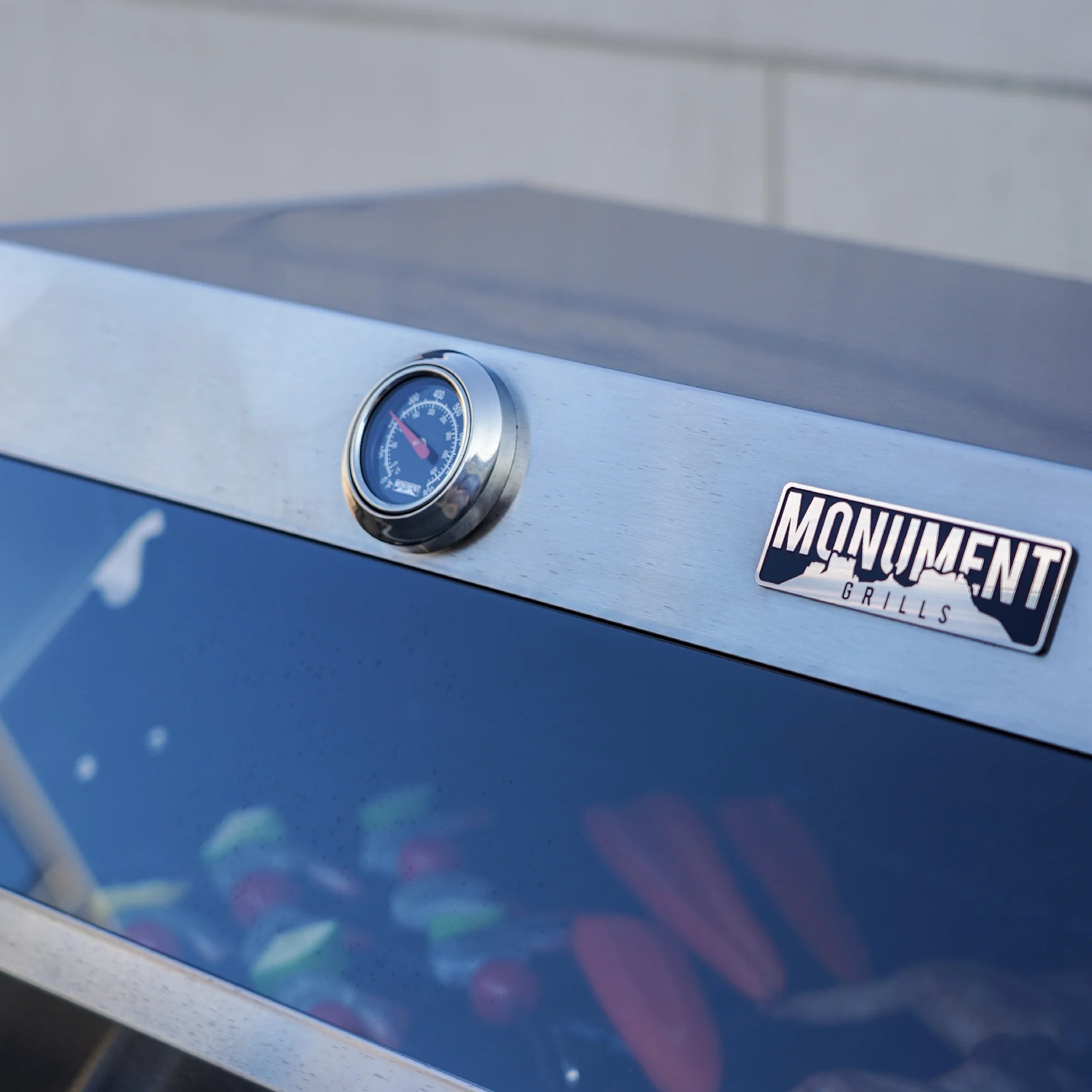 Mesa 3-Burner Propane Gas Grill in Stainless Steel with Clear View Lid and LED Controls