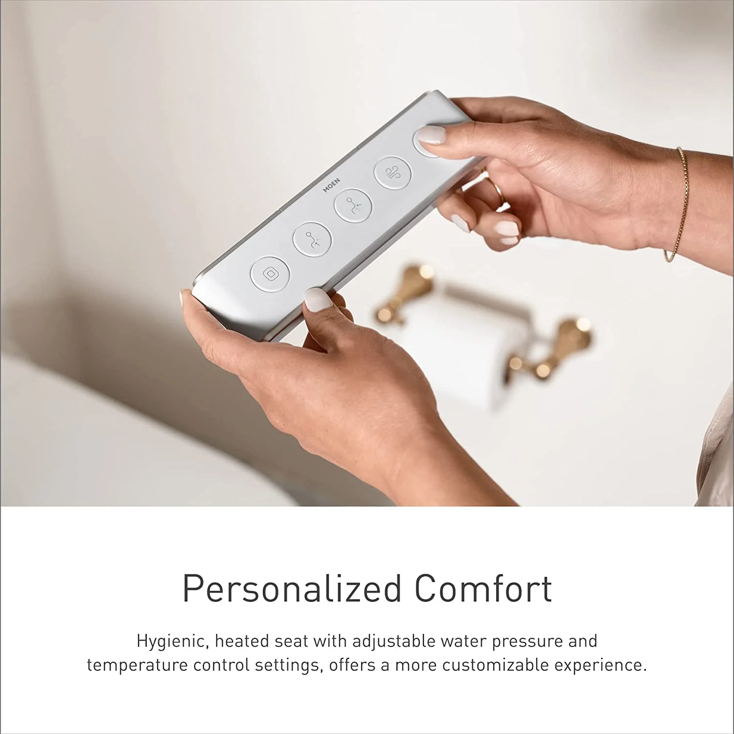 Moen Et1300 3-Series 1 Gpf One Piece Elongated Chair Height Toilet - White