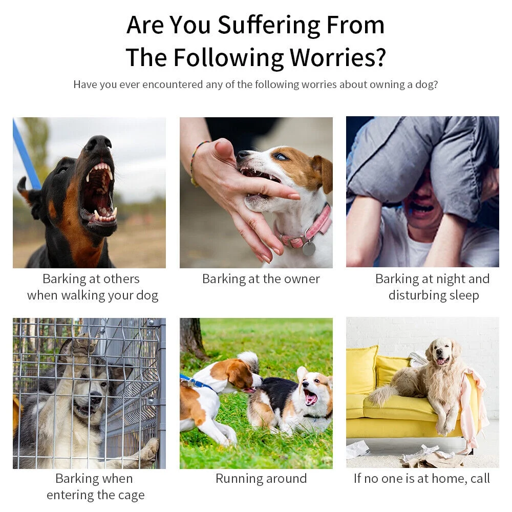 1/2/3 Pet Dog Wireless Electric Fence Containment System Training Collar Shock