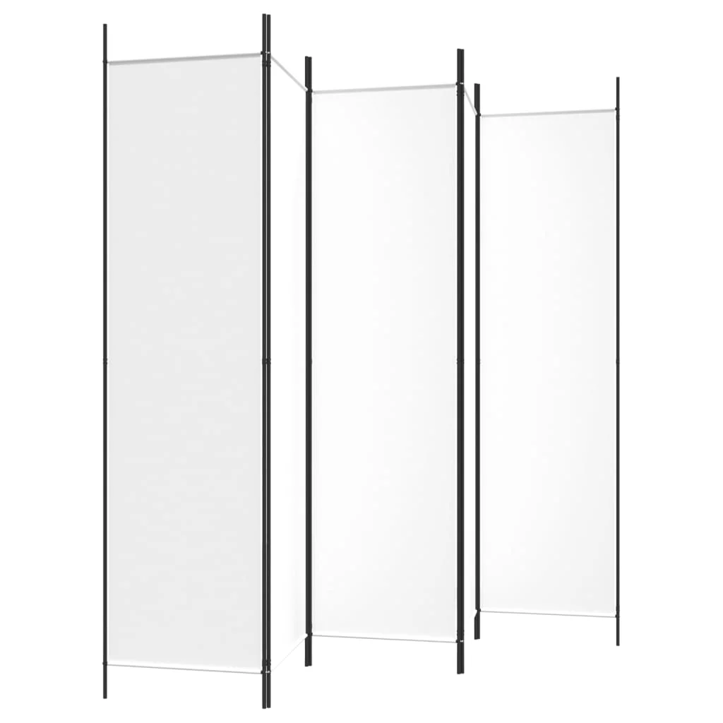 Anself 5-Panel Room Divider White 98.4